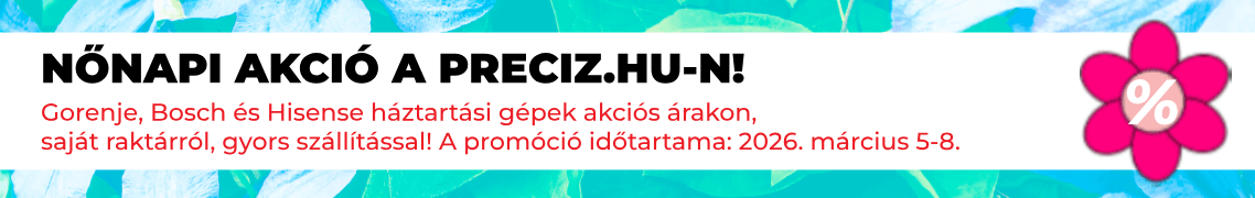 Nőnapi akció beépíthető sütő