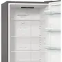 Gorenje NRK6202ES4 alulfagyasztós kombinált hűtőszekrény, szürke, nofrost, 200 cm, 235/96 l, ionair + multiflow, adapttech, fastfreeze