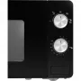 Gorenje mikrohullámú sütő MO20E1B, fekete, 20 liter, 5 teljesítményfokozat, aquaclean tisztítás