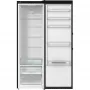 Gorenje R619EABK6 hűtőszekrény, fekete, 185 cm, 398 l, adapttech, freshzone, crispzone, digitális kijelző az ajtón