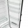 Gorenje R619EABK6 hűtőszekrény, fekete, 185 cm, 398 l, adapttech, freshzone, crispzone, digitális kijelző az ajtón