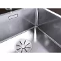Blanco Andano 400-IF exc.nélkül rozsdamentes mosogató, elegáns if lapos perem, rejtett c-overflow túlfolyóval és infino szűrőkosárral