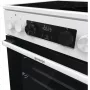 Gorenje GEC5C42WG elektromos tűzhely, 50 cm, fehér, silvermatte zománc, homemadeplus sütőtér, teleszkópos sütősín, időzítő