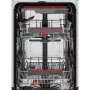 AEG FFB73527ZM keskeny mosogatógép, inox, 10 teríték, 45 db(a), airdry, maxiflex, led kijelző, extrahygiene, glasscare, xtrapower,
