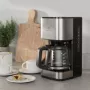 Electrolux E3CM1-3ST filteres kávéfőző, rozsdamentes acél, 1,375 literes üvegkanna, pure advantage™ vízszűrő, 1000 w