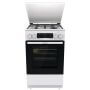 Gorenje GK5C42WJ kombinált tűzhely, fehér, 50 cm, 62 l, pizza funkció, aquaclean tisztítás, led kijelző, fém tető