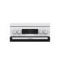 Gorenje GK5C42WJ kombinált tűzhely, fehér, 50 cm, 62 l, pizza funkció, aquaclean tisztítás, led kijelző, fém tető