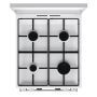 Gorenje GK5C42WJ kombinált tűzhely, fehér, 50 cm, 62 l, pizza funkció, aquaclean tisztítás, led kijelző, fém tető