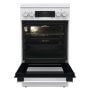Gorenje GK5C42WJ kombinált tűzhely, fehér, 50 cm, 62 l, pizza funkció, aquaclean tisztítás, led kijelző, fém tető