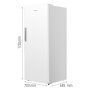 Gorenje FNC717DAW5 fagyasztószekrény, fehér, 172 cm, 384 l, 3 fiók + 4 polc, nofrost, gyorsfagyasztás, inverter kompresszor, led-kijelző
