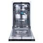 Gorenje GV583C10 beépíthető mosogatógép, 45 cm, 10 teríték, 3 kosár, extra csendes, extrahygiene, totaldry,gyors progr., inverter, 42 db(a)
