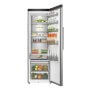 Hisense RL3K370SAID hűtőszekrény, 185,6 cm, 392 l, egyajtós, wifi, inverteres, metalcooling, multiairflow, freshbox 0⁰c, inox