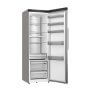Hisense RL3K370SAID hűtőszekrény, 185,6 cm, 392 l, egyajtós, wifi, inverteres, metalcooling, multiairflow, freshbox 0⁰c, inox