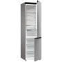 Gorenje NRB620C6X4WFE alulfagyasztós kombinált hűtőszekrény, szürke, nofrost, 203 cm, 283/130 l, wifi, inverter kompresszor, gyors hűtés, multiflow, adapttech
