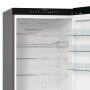 Gorenje NRB620C6X4WFE alulfagyasztós kombinált hűtőszekrény, szürke, nofrost, 203 cm, 283/130 l, wifi, inverter kompresszor, gyors hűtés, multiflow, adapttech