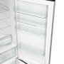 Gorenje NRB620C6X4WFE alulfagyasztós kombinált hűtőszekrény, szürke, nofrost, 203 cm, 283/130 l, wifi, inverter kompresszor, gyors hűtés, multiflow, adapttech