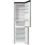 Gorenje NRB620C61X4WFE alulfagyasztós kombinált hűtőszekrény, inox, nofrost, 203 cm, 283/130 l, wifi, inverter kompresszor, gyors hűtés, multiflow, adapttech
