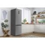 Gorenje NRB620C61X4WFE alulfagyasztós kombinált hűtőszekrény, inox, nofrost, 203 cm, 283/130 l, wifi, inverter kompresszor, gyors hűtés, multiflow, adapttech