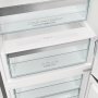 Gorenje NRB620C61X4WFE alulfagyasztós kombinált hűtőszekrény, inox, nofrost, 203 cm, 283/130 l, wifi, inverter kompresszor, gyors hűtés, multiflow, adapttech