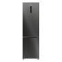 Gorenje NRB620C61BX4WFE alulfagyasztós kombinált hűtőszekrény, fekete inox, nofrost, 203 cm, 283/130 l, wifi, inverter kompresszor, gyors hűtés, multiflow