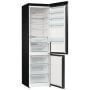 Gorenje NRB620C61BX4WFE alulfagyasztós kombinált hűtőszekrény, fekete inox, nofrost, 203 cm, 283/130 l, wifi, inverter kompresszor, gyors hűtés, multiflow