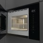 Gorenje BM201SG3DBG beépíthető mikrohullámú sütő, fekete, 20 l, grill funkció, 5 teljesítményfokozat, automata programok, aquaclean tisztítás
