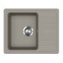 Evido Home 45S COMPACT gránit mosogató, egy medencés kivitel /platina/