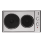 Evido Domino-E 32X beépíthető dominó elektromos főzőlap, 2 elektromos zóna, inox vezérlőgombok, 30 cm