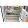Bosch KGN39OCAF alulfagyasztós kombinált hűtőszekrény, öntöttvas, 203cm, 260/103 l, total nofrost, greencollection, vitafresh, multi airflow, 60cm széles