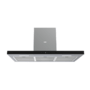 Evido Line 90B fali kürtős páraelszívó, 90 cm, 645m3/óra, érintőszenzoros, led, fekete/inox