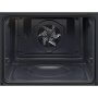 AEG TR6PB531SB SteamCrisp beépíthető gőzsütő, fekete, wifi, pirolitikus tisztítás, maghőmérő, 72 l, teleszkópos sütősín, led kijelző