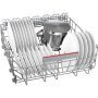 Bosch SMI4HCS07E beépíthető mosogatógép, 60 cm, kezelőpaneles, 14 teríték, homeconnect, 6 program, evőeszköztartó polc, 42 db(a)