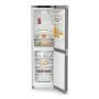 Liebherr CNsfd 5704 alulfagyasztós kombinált hűtőszekrény, ezüst, 201,5 cm, nofrost, duocooling, érintővezérlés, easyfresh, freshair szűrő, led
