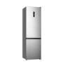 Gorenje NRK620DAXL4 alulfagyasztós kombinált hűtőszekrény, inox, nofrost, 200 cm, 238/98 l, ionair + multiflow, adapttech, fastfreeze