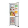 Gorenje NRK620DAXL4 alulfagyasztós kombinált hűtőszekrény, inox, nofrost, 200 cm, 238/98 l, ionair + multiflow, adapttech, fastfreeze