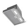 Cata ARMONIA 60 X/A álkürtőbe építhető páraelszívó, 60 cm, 645 m3/h, nyomógombos vezérlés, led világítás, inox