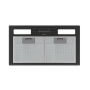 Cata GT-PLUS 45 BK/M álkürtőbe építhető páraelszívó /fekete/, 45 cm, 645 m3/h, nyomógombos vezérlés, led világítás