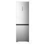 Hisense RB3K330SAIE alulfagyasztós kombinált hűtőszekrény, inoxlook, totalnofrost, 185,6cm, 215/115 l, wifi, multi air flow, metalcooling, gyorsfagyasztás