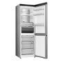 Hisense RB3K330SAIE alulfagyasztós kombinált hűtőszekrény, inoxlook, totalnofrost, 185,6cm, 215/115 l, wifi, multi air flow, metalcooling, gyorsfagyasztás