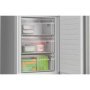 Bosch KGN392LCF alulfagyasztós kombinált hűtőszekrény, szálcsiszolt acél színű, 203 cm, 260/103 l, total nofrost, vitafresh, multi airflow, 60 cm széles
