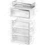 Bosch KGN49LBCF alulfagyasztós kombinált hűtőszekrény, fekete, 203 cm, 70 cm széles, 311/129 l, total nofrost, vitafresh, gyorsfagyasztás, gyorshűtés