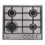 Evido Valeo 60FX beépíthető gázfőzőlap, 60 cm, 4 gázégő, elölgombos vezérlés, szikragyújtás, zománcozott edénytartók