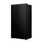 Gorenje NRS917E41BX side-by-side hűtőszekrény, fekete, nofrost, inverteres, multiflow 360, fastfreeze, supercool, 178,6 cm, 347/197 l, crispzone