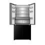 Hisense RQ768N4GBE MultiDoor hűtőszekrény, fekete, nofrost, multi air flow, 190 cm, 381/210 l, led világítás, gyors hűtés, gyors fagyasztás