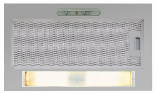 Cata G-45 X/L álkürtőbe építhető páraelszívó /inox/, 45 cm, 335 m3/h, tolókapcsolós vezérlés, led világítás