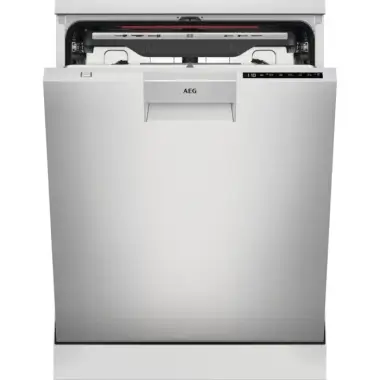 AEG FFB73716PM mosogatógép, inox, 15 teríték, 42 db(a), airdry, maxiflex fiók, timebeam, 42 db(a)