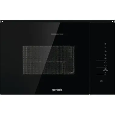 Gorenje BMI251SG3BG beépíthető mikrohullámú sütő, fekete, 25 l, inverteres, 900w/1000w, grill funkció, 5 teljesítményfokozat, 15 program, aquaclean