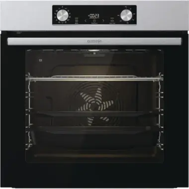 Gorenje BPS6737E03X beépíthető sütő, extrasteam gőzfunkció, pirolitikus tisztítás, kivehető oldalrács, airfry funkció, 77 l