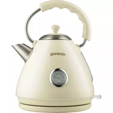 Gorenje K17CLI vízforraló, krémszín, classico designvonal, 1,7 liter, 2200 w