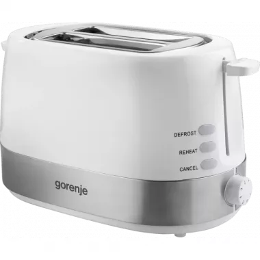 Gorenje T850WE kenyérpirító, fehér, 7 pirítási fokozat, 850 w